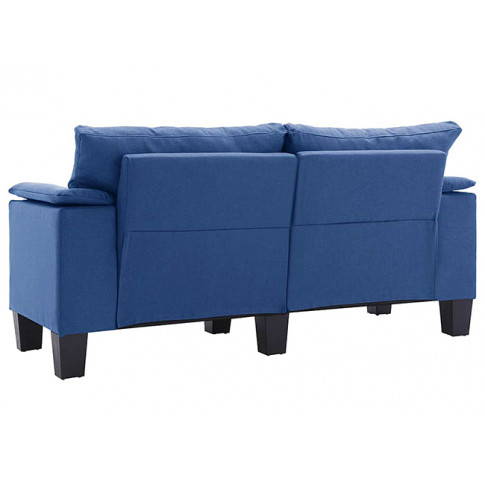 2-osobowa niebieska sofa z podłokietnikami - Ekilore 2Q
