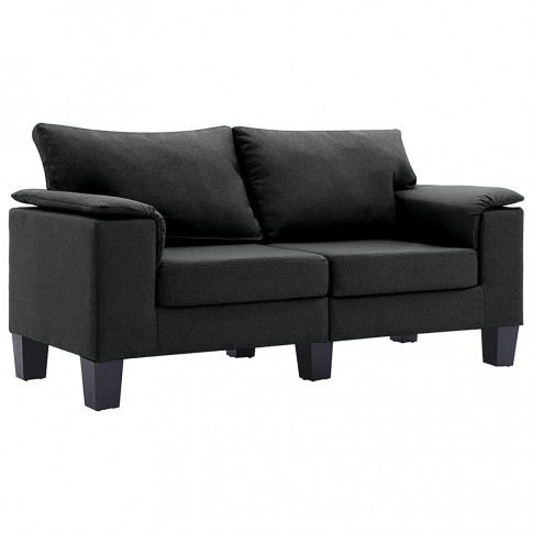 2 osobowa sofa ekilore2q czarna