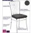 Zdjęcie beżowe krzesło metalowe Neris - sklep Edinos.pl