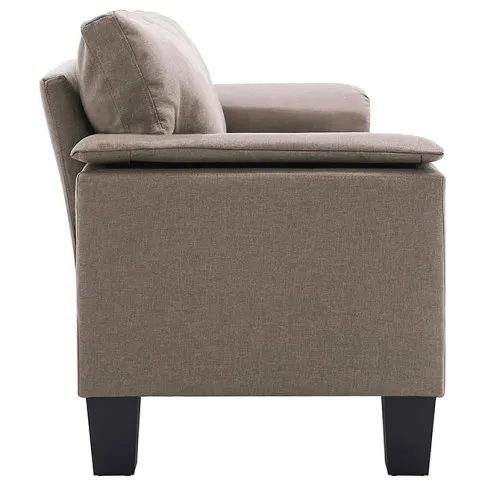 Ekskluzywna dwuosobowa taupe sofa Ekilore 2Q