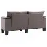 Ekskluzywna dwuosobowa taupe sofa Ekilore 2Q