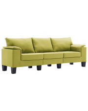 Trzyosobowa ekskluzywna zielona sofa - Ekilore 3Q