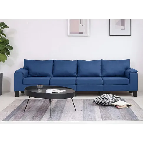 Ekskluzywna czteroosobowa niebieska sofa Ekilore 4Q