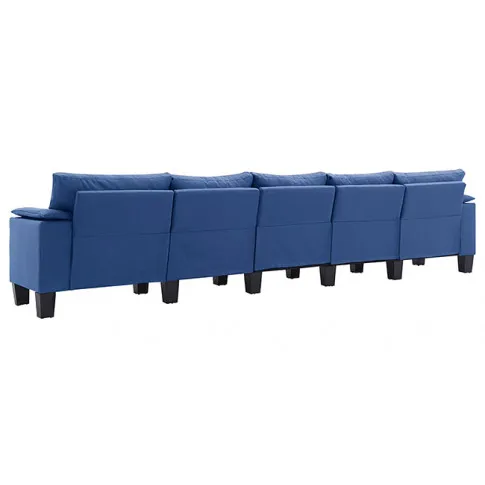 Ekskluzywna 5-osobowa niebieska sofa Ekilore 5Q
