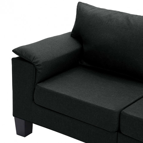 Ekskluzywna 5-osobowa czarna sofa Ekilore 5Q