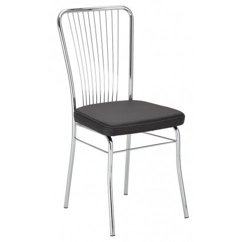 Zdjęcie produktu Krzesło metalowe Neris - czarne.