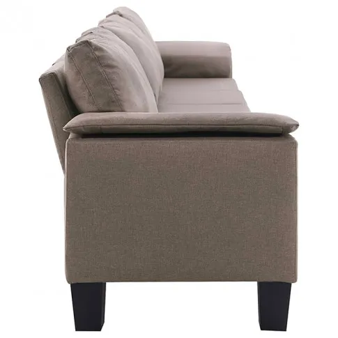 Ekskluzywna 5-osobowa taupe sofa Ekilore 5Q