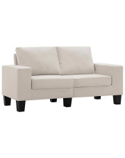 2-osobowa sofa kremowa z podłokietnikami - Lurra 2Q w sklepie Edinos.pl