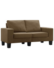 2-osobowa sofa brązowa z podłokietnikami - Lurra 2Q w sklepie Edinos.pl