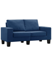 2-osobowa sofa niebieska z podłokietnikami - Lurra 2Q w sklepie Edinos.pl