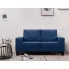 Ponadczasowa dwuosobowa sofa niebieska Lurra 2Q