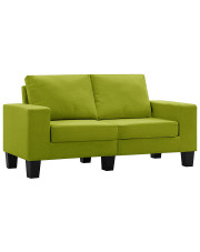 2-osobowa sofa zielona z podłokietnikami - Lurra 2Q w sklepie Edinos.pl