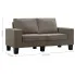 Ponadczasowa dwuosobowa sofa taupe Lurra 2Q