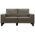 Ponadczasowa dwuosobowa sofa taupe Lurra 2Q