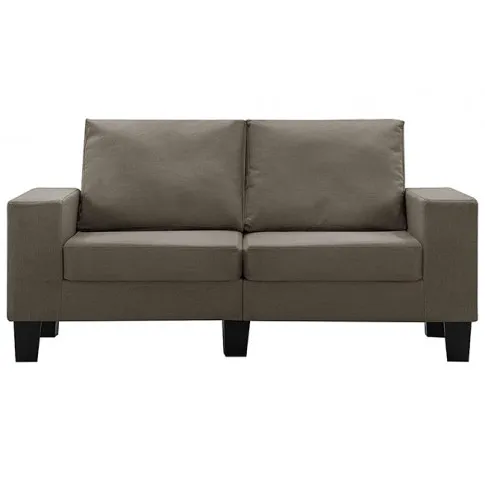 Ponadczasowa dwuosobowa sofa taupe Lurra 2Q