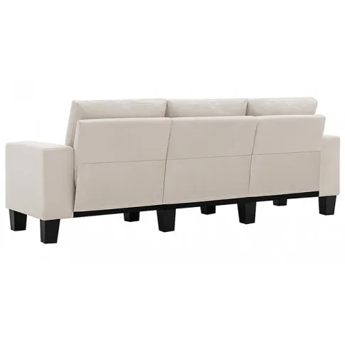 Ponadczasowa trzyosobowa sofa kremowa Lurra 3Q