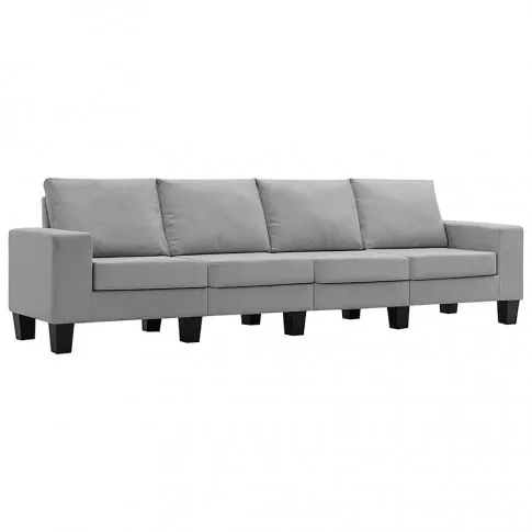 4 osobowa sofa lurra4q jasnoszary