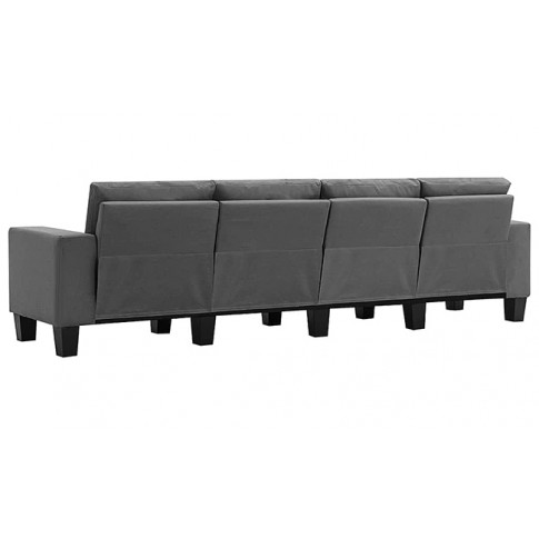 Ponadczasowa 4-osobowa sofa ciemnoszara Lurra 4Q