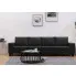 4-osobowa sofa czarna Lurra 4Q