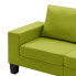 Ponadczasowa 5-osobowa sofa zielona Lurra 5Q