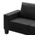 5-osobowa sofa z po5-osobowa sofa czarna Lurra 5Q