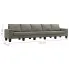 Ponadczasowa 5-osobowa sofa taupe Lurra 5Q