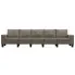 Ponadczasowa 5-osobowa sofa taupe Lurra 5Q