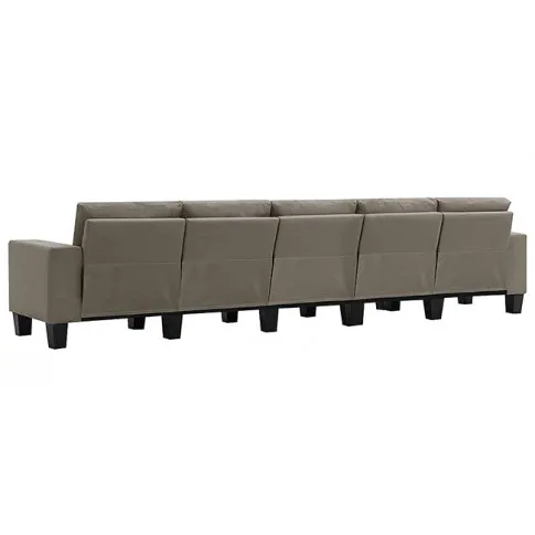 Ponadczasowa 5-osobowa sofa taupe Lurra 5Q