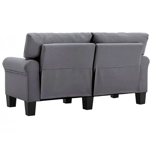 Luksusowa dwuosobowa sofa jasnoszara Alaia 2X 