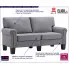 Luksusowa dwuosobowa sofa jasnoszara Alaia 2X 