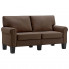 2-osobowa brązowa sofa - Alaia 2X