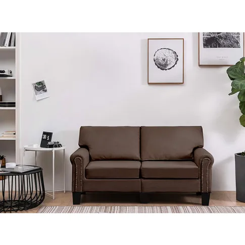 Luksusowa dwuosobowa sofa brązowa Alaia 2X