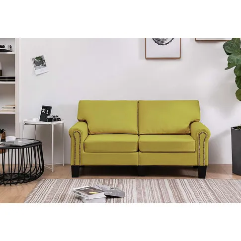 Luksusowa dwuosobowa sofa zielona Alaia 2X