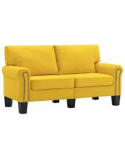 2-osobowa żółta sofa - Alaia 2X w sklepie Edinos.pl