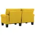 Dwuosobowa żółta sofa Alaia 2X 