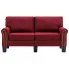 Luksusowa dwuosobowa sofa czerwone wino Alaia 2X