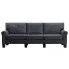 Trzyosobowa ciemnoszara sofa Alaia 3X