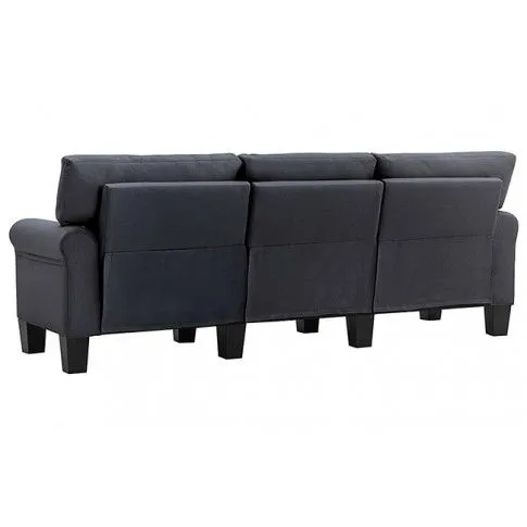 Trzyosobowa ciemnoszara sofa Alaia 3X