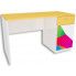 Białe biurko dla dziecka Elif 2X - 3 kolory