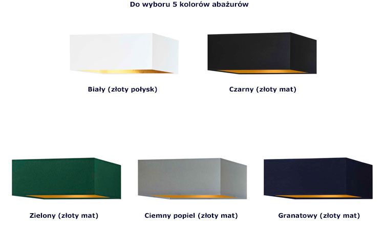 Lampa wisząca LED z kwadratowym abażurem L776-Morivo