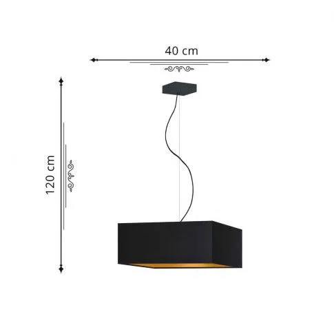 Wymiary lampy wiszącej EX359-Sangriv