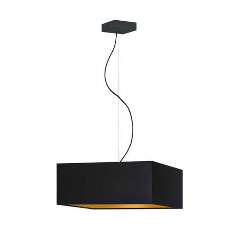 Elegancka lampa wisząca EX360-Sangriv z kwadratowym abażurem