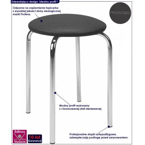 Fotografia Taboret Mika - miodowy z kategorii Krzesła