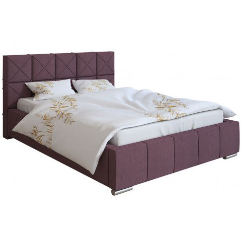 Tapicerowane łóżko z zagłówkiem 200x200 Lanetti