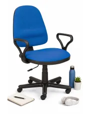 Fotel obrotowy tapicerowany materiałowy Bonix - 3 kolory w sklepie Edinos.pl