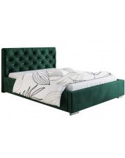 Jednoosobowe łóżko tapicerowane 90x200 Loran 3X - 48 kolorów w sklepie Edinos.pl