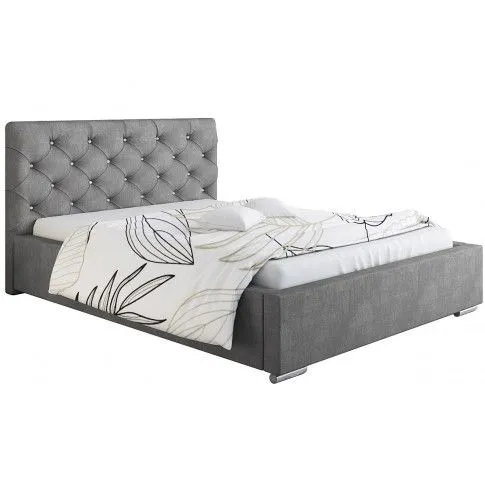 Tapicerowane łóżko z zagłówkiem 160x200 Loran