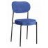 Niebieskie krzesło Libio designerskie