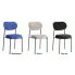 Welurowe krzesła wygodne Libio