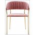 Krzesło Piano 2X koloru różowego